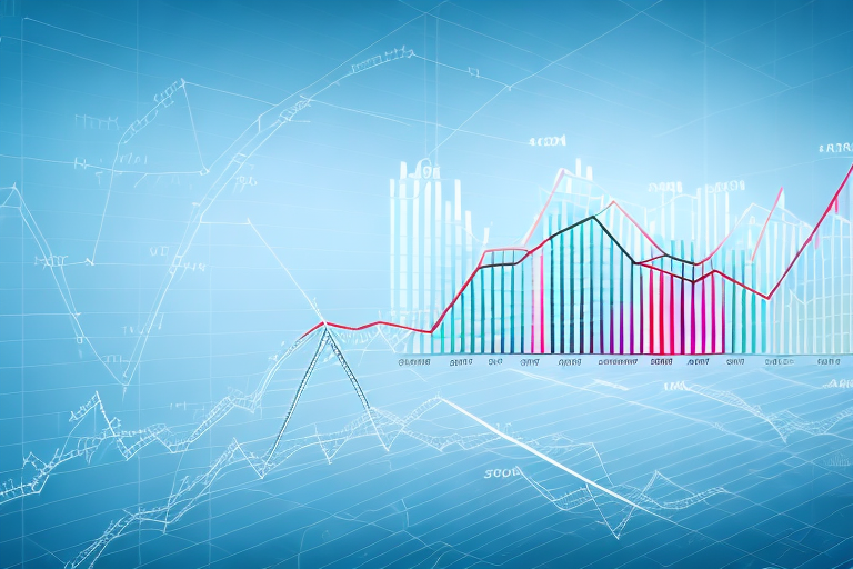 A graph showing the stock market's growth during economic growth