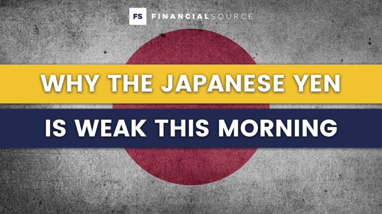 Why the Japanese Yen (JPY) is Weak This Morning