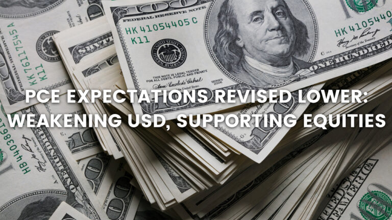 PCE Expectations Revised Lower: Weakening USD, Supporting Equities