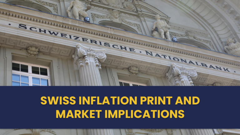 Swiss Inflation Print and Market Implications